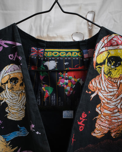 Metallica Master Of Puppets Vintage Band Merch Vest Turbo Gadget, 1990s