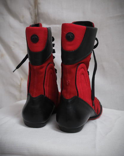 WALTER VAN BEIRENDONCK 1990s W&LT Boxing Boots, EU 38